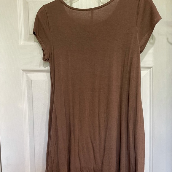 made in USA w pockets flowy swing top soft cocoa - Picture 8 of 14